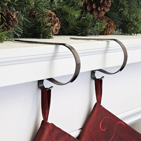Original MantleClip® Oil-Rubbed Bronze Stocking Holders, 2ct.